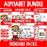 The Letters of the Alphabet Worksheets and Activities Bundle