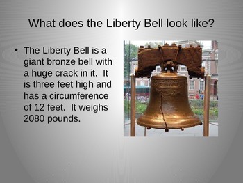 The Liberty Bell Power Point by Kelly Hill | Teachers Pay Teachers