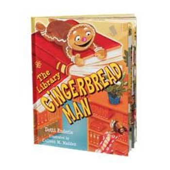 Preview of The Library Gingerbread man by Dotti Enderle Lesson plan