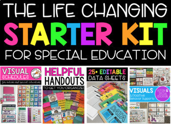 Preview of The Life-Changing Special Education Bundle (visual schedules, handouts, visuals)