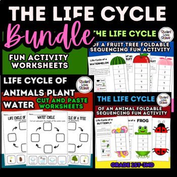 Preview of The Life Cycle Fun Activity Bundle Worksheets