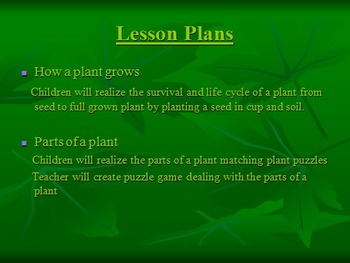 Preview of The Life Cycle Of Plants