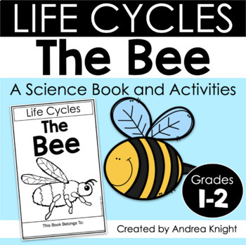 Preview of The Life Cycle of a Bee - A Science Book and Comprehension Activities Grades 1-2