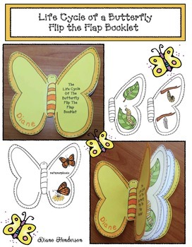 Butterfly Activities: Life Cycle of a Butterfly Booklet Craft by Teach