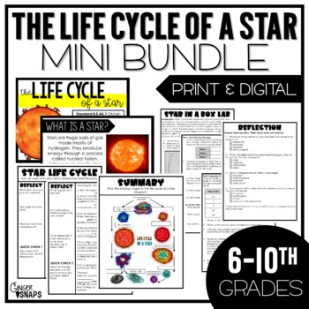Preview of The Life Cycle of a Star Mini Bundle
