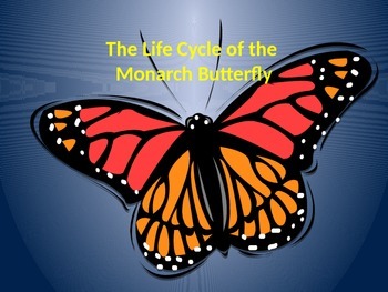 Preview of The Life Cycle of the Monarch Butterfly-Power Point with original photos