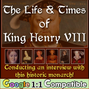 Preview of King Henry VIII & His Life and Times! Students investigate this polarizing King!