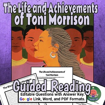 The Life of Toni Morrison No Prep Lesson and Word Search by The