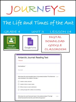 Preview of The Life and Times of the Ant (2011) Reading Test Google Forms GOOGLE CLASSROOM