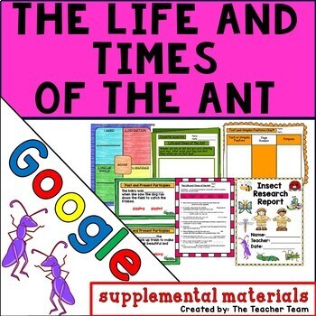Preview of The Life and Times of the Ant | Journeys 4th Grade | Google Slides