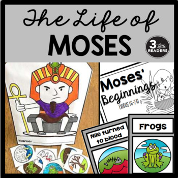 Preview of The Life of Moses Bible Lessons