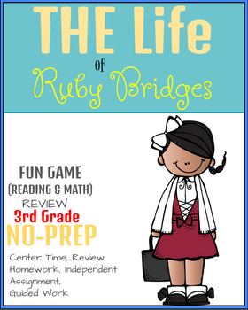 Preview of The Life of Ruby Bridges - Math Review Game Activity Winter {Christmas} Resource