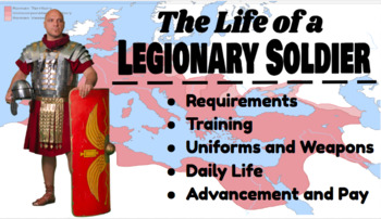 Preview of The Life of a Roman Legionary Soldier Powerpoint
