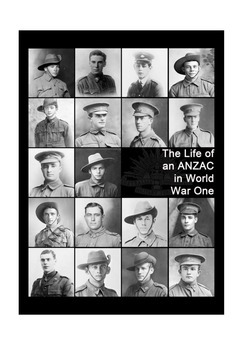 Preview of The Life of an ANZAC soldier in World War One Student Assignment