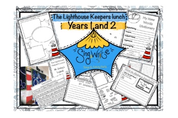 Preview of The Lighthouse Keeper´s Lunch Activity and Song for Y1 and Y2