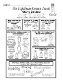 The Lighthouse Keeper's Lunch - Story Review Worksheet Set