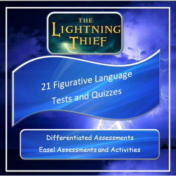 Preview of The Lightning Thief Figurative Language for the Whole Novel