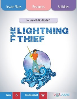 Preview of The Lightning Thief Lesson Plan, (Book Club Format - Determining Theme) (CCSS)