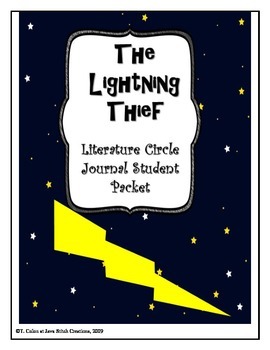 Preview of The Lightning Thief Literature Circle Journal Student Packet