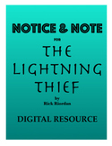 The Lightning Thief: Notice & Note Annotation | Percy Jack