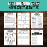 The Lightning Thief Novel Study Activity Bundle