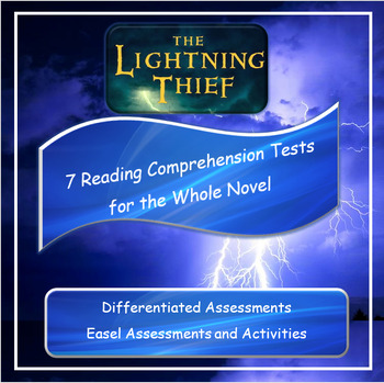 Preview of The Lightning Thief Reading Comprehension Tests ~ Differentiated Assessments