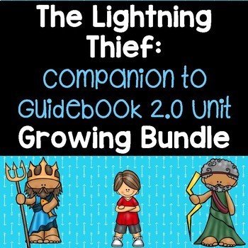 Preview of The Lightning Thief - Supplement to Guidebook 2.0 Unit - BUNDLE