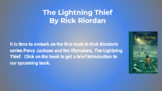 The Lightning Thief webquest - a book introduction