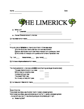 Preview of The Limerick