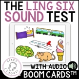 The Ling Six Sound Test Beginner Boom Cards™ Hearing Loss