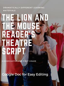 Preview of The Lion And The Mouse Reader's Theatre Script K-1