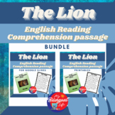 The Lion - English Reading Comprehension Bundle