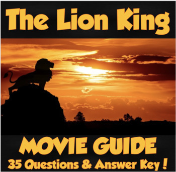 Preview of The Lion King Movie Guide and Discussion Questions (2019)