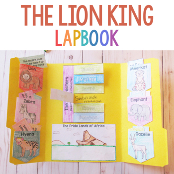 Preview of The Lion King Lapbook