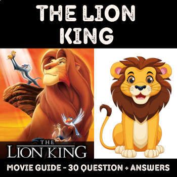 Preview of The Lion King Movie Guide - Questions and Answers