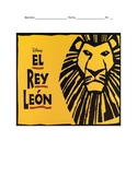 The Lion King Spanish El Rey Leon Activities and Movie Guide