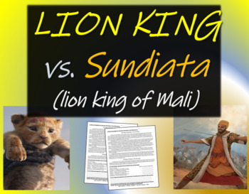 Preview of The Lion King compared to Sundiata and The Empire of Mali