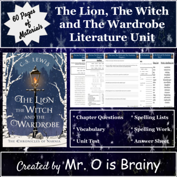 Preview of The Lion, The Witch and The Wardrobe Literature Unit