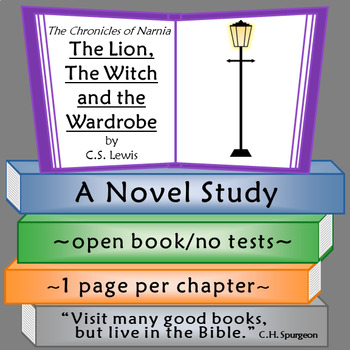 Preview of The Lion, The Witch and the Wardrobe Novel Study