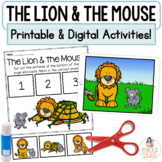 The Lion and the Mouse | Digital & Printable Activities | 