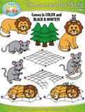 The Lion and the Mouse Famous Fables Clipart {Zip-A-Dee-Do