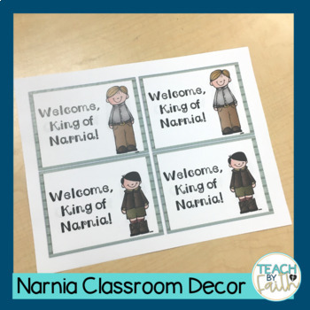 Preview of The Lion, the Witch, and the Wardrobe Theme Bible Classroom Decor