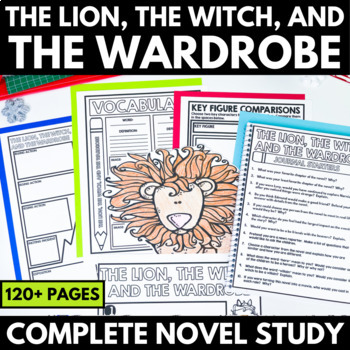 Preview of The Lion, the Witch and the Wardrobe Novel Study Unit - Projects - Activities