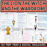 The Lion, the Witch and the Wardrobe Novel Study | Print a