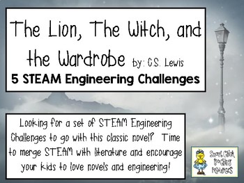 Preview of The Lion, the Witch, and the Wardrobe - STEAM Engineering Challenges, Pack of 5