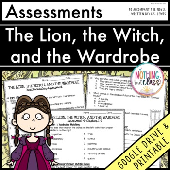 Preview of The Lion, the Witch, and the Wardrobe - Tests | Quizzes | Assessments