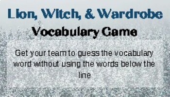 Preview of The Lion, the Witch, and the Wardrobe Vocabulary Game