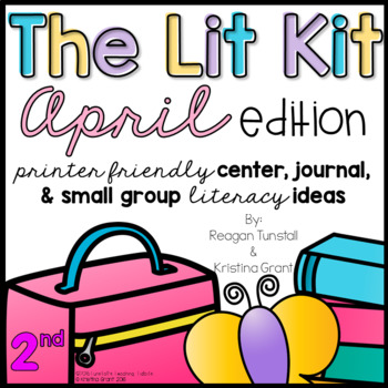 Preview of The Lit Kit April Second Grade