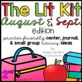 The Lit Kit August September Second Grade