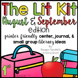 The Lit Kit August and September First Grade
